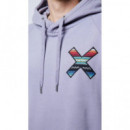 Jerséis y Sudaderas Sudadera BLUE BANANA Hoodie Classic Lilac