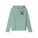 Jerséis y Sudaderas Sudadera BLUE BANANA Hoodie Classic Mint