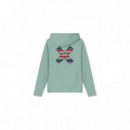 Jerséis y Sudaderas Sudadera BLUE BANANA Hoodie Classic Mint