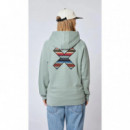 Jerséis y Sudaderas Sudadera BLUE BANANA Hoodie Classic Mint