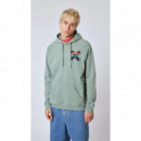 Jerséis y Sudaderas Sudadera BLUE BANANA Hoodie Classic Mint
