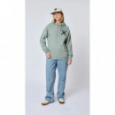 Jerséis y Sudaderas Sudadera BLUE BANANA Hoodie Classic Mint