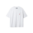 Camisetas Hombre Camiseta BLUE BANANA Heart Pocket White