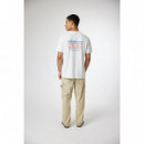 Camiseta BLUE BANANA Unisex White Line