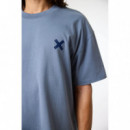 Camiseta BLUE BANANA Amsterdam Sky Blue