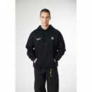 Jerséis y Sudaderas Sudadera BLUE BANANA Unisex con Capucha Atlas Black