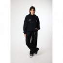 Jerséis y Sudaderas Sudadera BLUE BANANA Unisex con Capucha Atlas Black