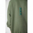 Sudadera BLUE BANANA Bonfire Khaki