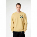 Sudadera BLUE BANANA Unisex Classic Light Yellow