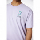 Camiseta BLUE BANANA Unisex High Light Lilac