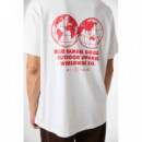 Camiseta BLUE BANANA Unisex White Atlas
