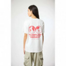 Camiseta BLUE BANANA Unisex White Atlas