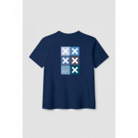 Camiseta BLUE BANANA Unisex Navy Square