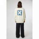 Sudadera BLUE BANANA Unisex Nature Cream