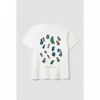 Camiseta BLUE BANANA Unisex Hight White