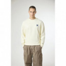 Sudadera BLUE BANANA Unisex Cream Amsterdam