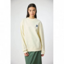 Sudadera BLUE BANANA Unisex Cream Amsterdam