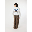 Sudadera BLUE BANANA Mujer Classic Blanca
