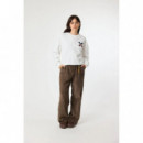 Sudadera BLUE BANANA Mujer Classic Blanca