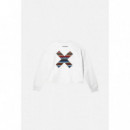 Sudadera BLUE BANANA Mujer Classic Blanca