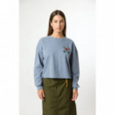 Sudadera mujer Sudadera BLUE BANANA Mujer Classic Sky Blue