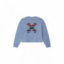 Sudadera mujer Sudadera BLUE BANANA Mujer Classic Sky Blue
