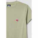 Camisetas Mujer Camiseta BLUE BANANA Mujer Heart Sage