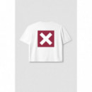Camisetas Mujer Camiseta BLUE BANANA Mujer Nature Blanca