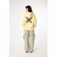 Jerséis y Sudaderas Hoodie BLUE BANANA Unisex Classic Light Yellow