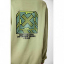 Jerséis y Sudaderas Sudadera BLUE BANANA Unisex Sage Font