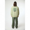 Jerséis y Sudaderas Sudadera BLUE BANANA Unisex Sage Font