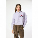 Sudadera mujer Sudadera BLUE BANANA de Mujer con Capucha Classic Light Lilac