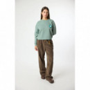 Jerséis y Sudaderas Sudadera BLUE BANANA de Mujer Mint Nature