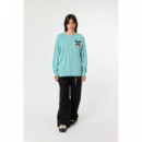 Camiseta BLUE BANANA Unisex Manga Larga Classic Acqua