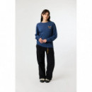 Camiseta BLUE BANANA Unisex Manga Larga Classic Azul Imperial