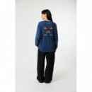 Camiseta BLUE BANANA Unisex Manga Larga Classic Azul Imperial