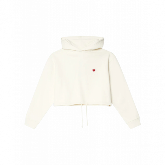 Hoodie BLUE BANANA Mujer Heart Blanca