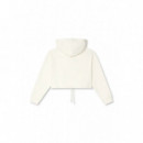 Hoodie BLUE BANANA Mujer Heart Blanca