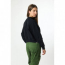 Sudadera BLUE BANANA Mujer Heart Negra