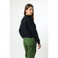 Sudadera BLUE BANANA Mujer Heart Negra