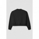 Sudadera BLUE BANANA Mujer Heart Negra