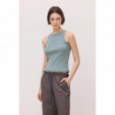 Tank Top BLUE BANANA Mujer Logo Mist
