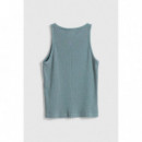 Tank Top BLUE BANANA Mujer Logo Mist