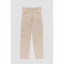 Pantalones Pantalón BLUE BANANA Matt Straight Beige