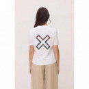 Camiseta BLUE BANANA Mujer Karma White
