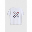 Camiseta BLUE BANANA Mujer Karma White