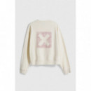 Sudadera BLUE BANANA Mujer Nature Off-White