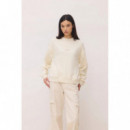 Sudadera BLUE BANANA Mujer Nature Off-White