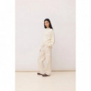 Sudadera BLUE BANANA Mujer Nature Off-White