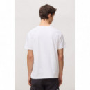 Camisetas Camiseta BLUE BANANA Unisex Amsterdam White